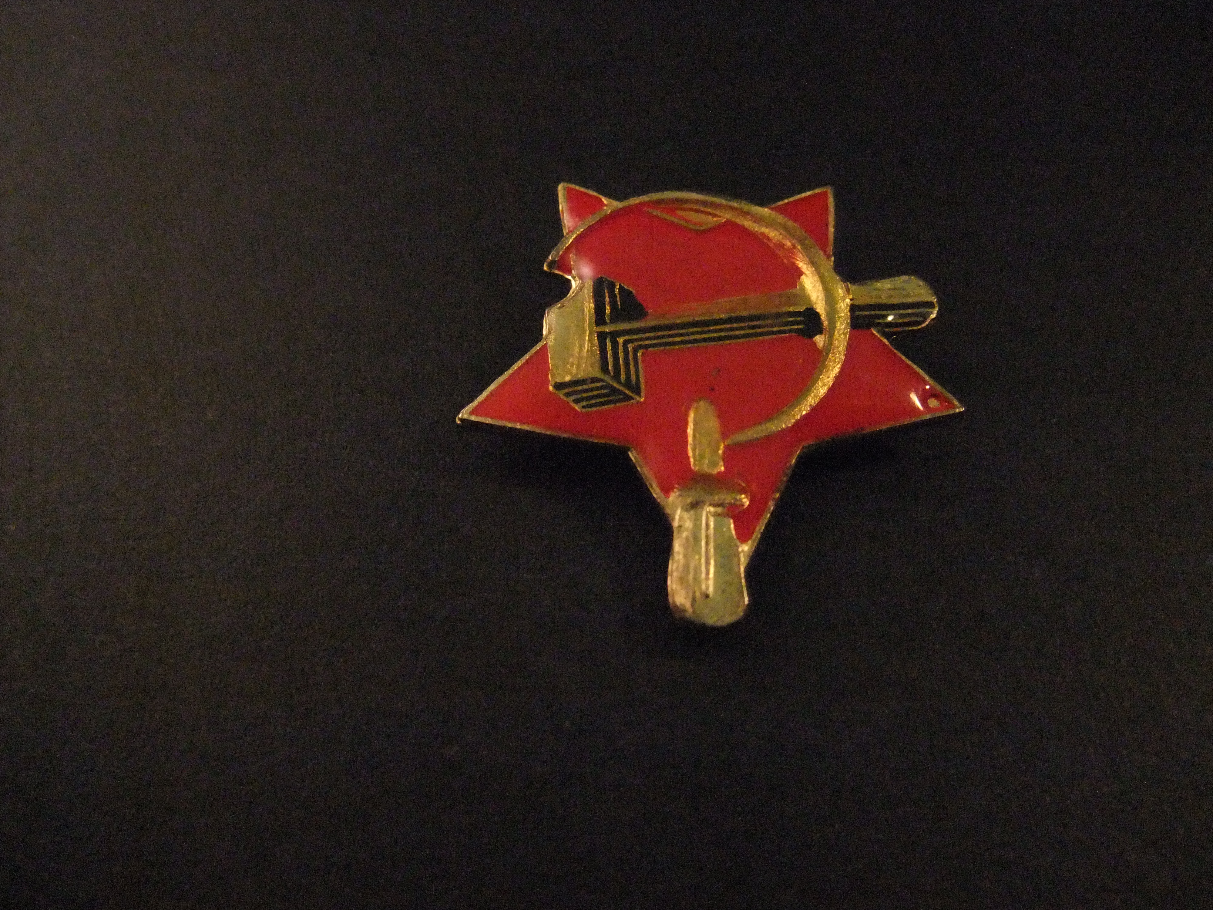 Hamer en Sikkel, symbool van het communisme ( Sovjet-Unie)